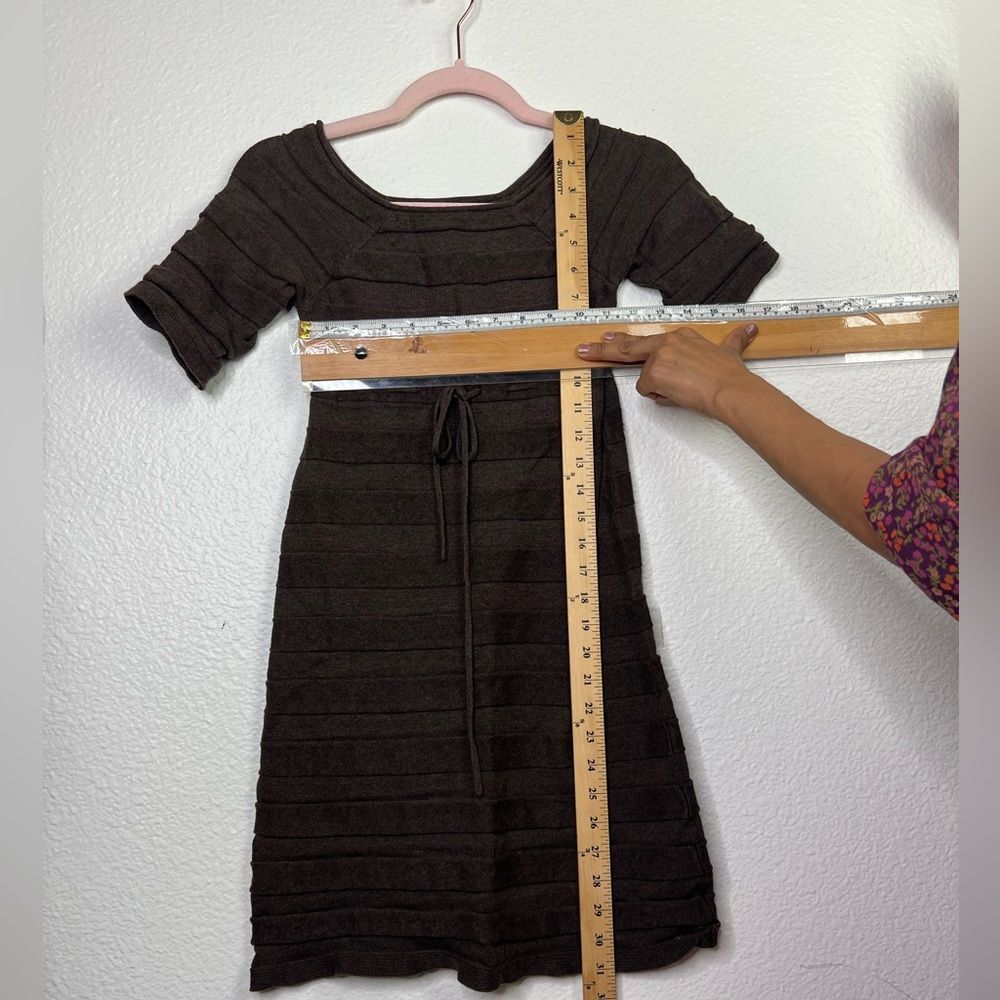 Max Studio brown mini dress size xs - Picture 3 of 5
